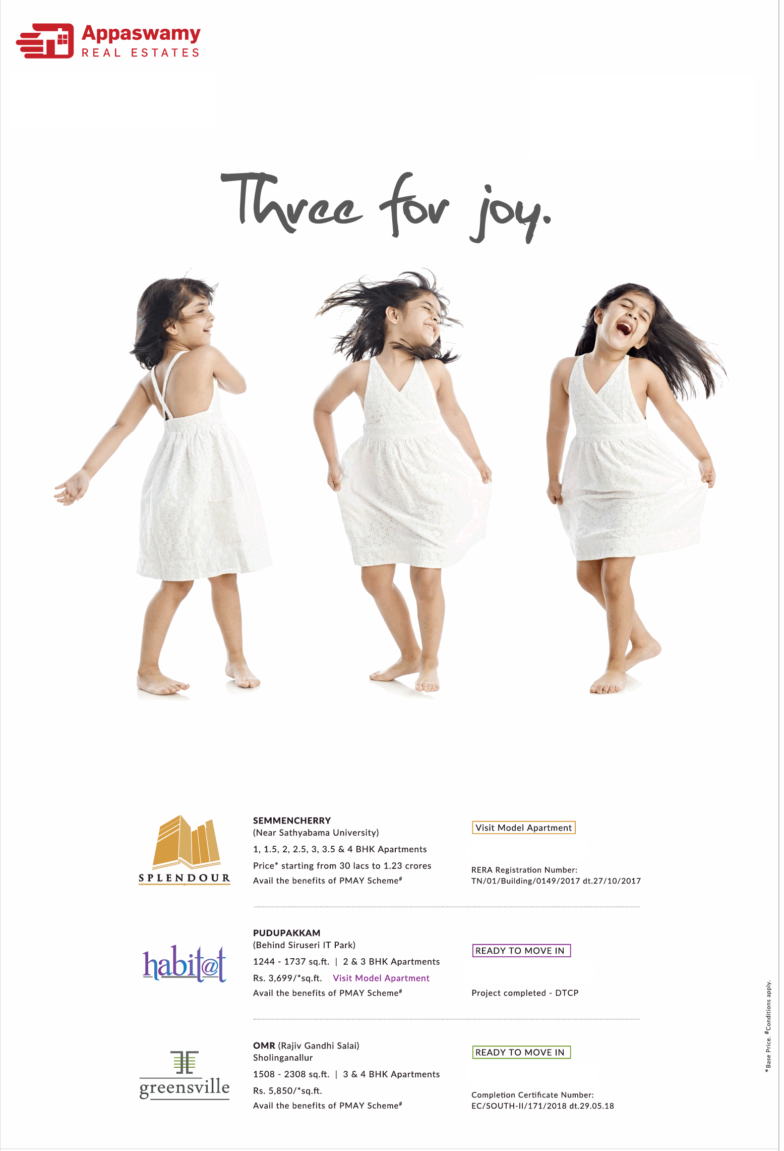 Invest at Appaswamy Projects in Chennai Update